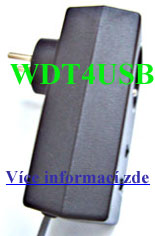 Resetátory WDT4USB a WDT4RS s výstupním relé 8A. Napájení ze sítě 230V AC. Informace zde...